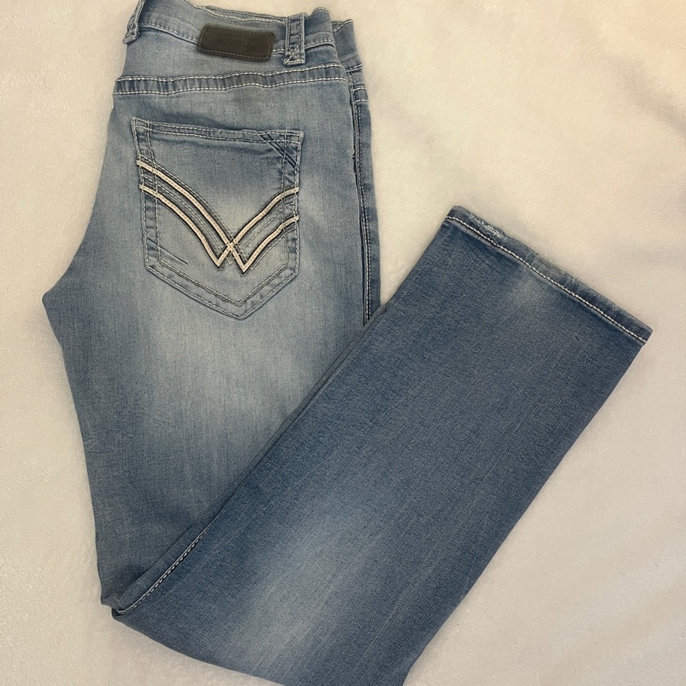 Buckle Men's Light Blue Straight Jeans